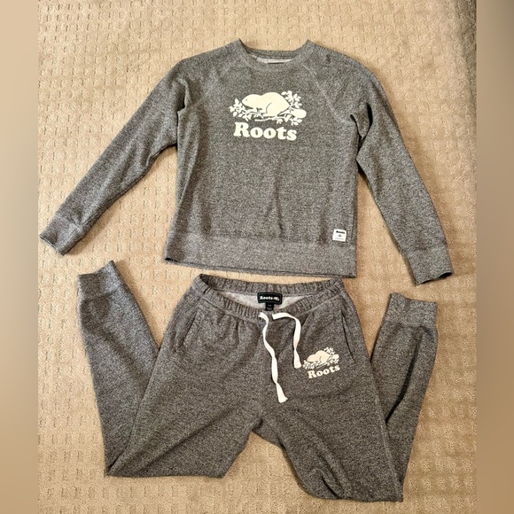 Roots Tops - Roots Charcoal Gray Lounge Set